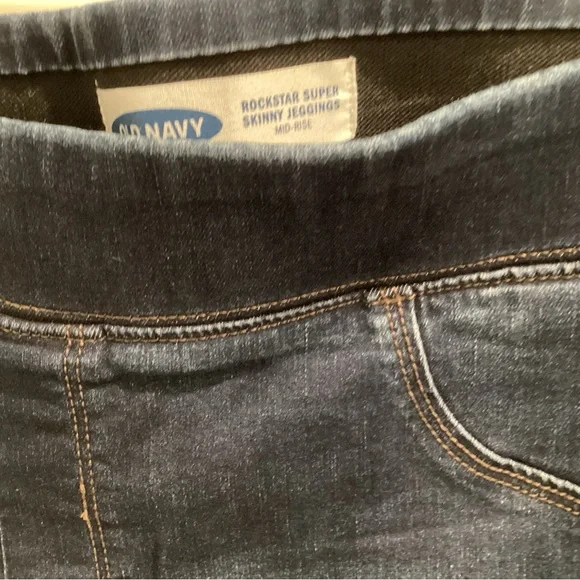 Old Navy Dark Blue Skinny Jeggings - Picture 7 of 9